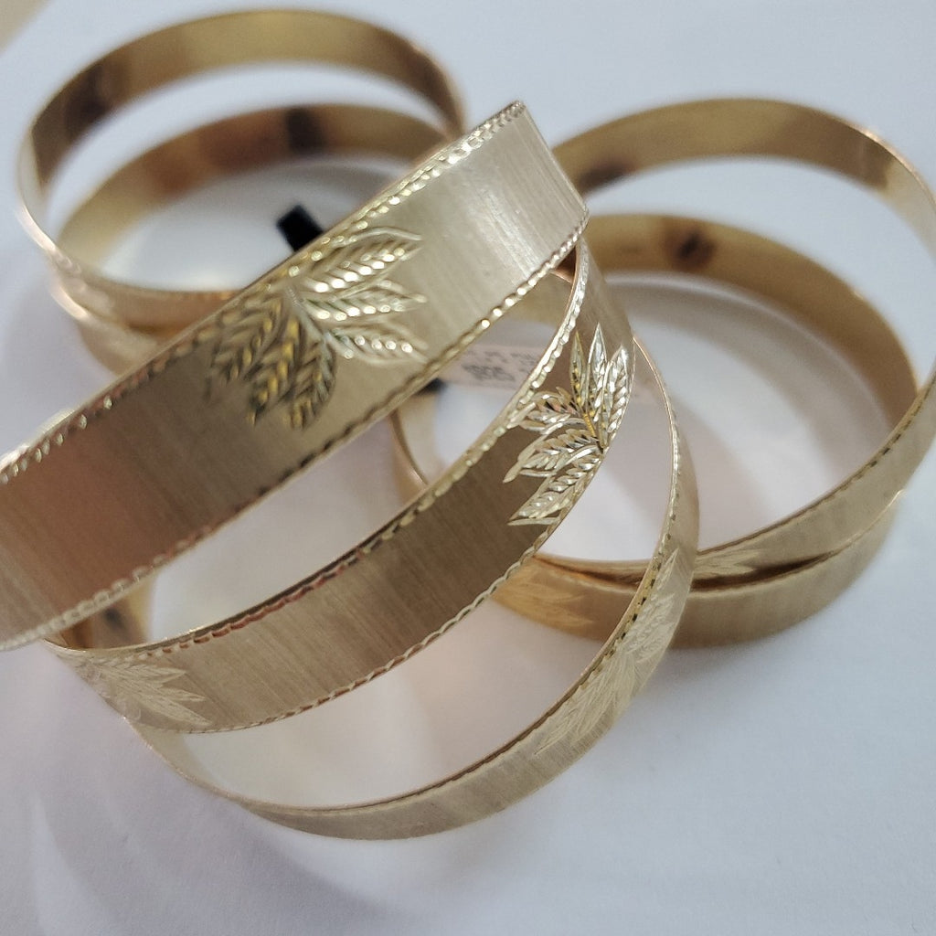 SEMANARIO DE PULSERAS ORO 14 K 128.7 GRMS (SEMINUEVO)