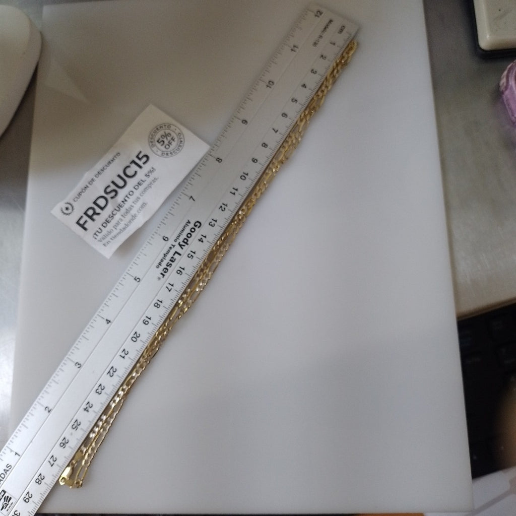 CADENA ORO, RODIADO 14 K 8.3 GRMS (SEMINUEVO)