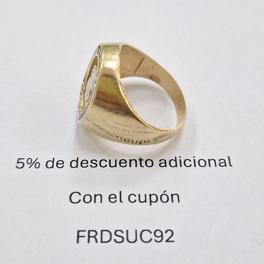 K1 8,70 GRMS 14 K ESPECIFICACIONES COMPLEMENTARIAS ANILLO CON CIRCONIAS, CON OT (SEMINUEVO)