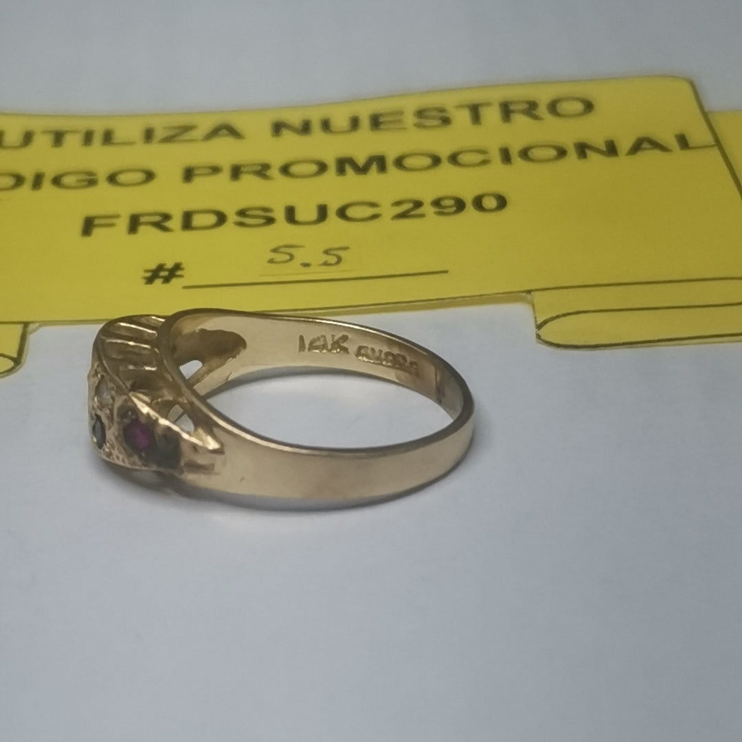 ANILLITO ORO 14 K 2.8 GRMS (SEMINUEVO)
