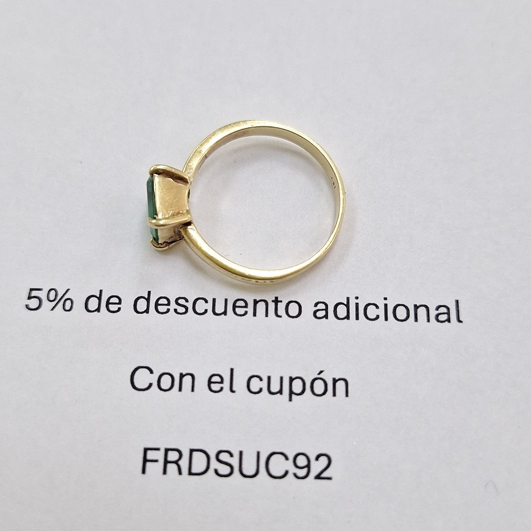 K1 2,40 GRMS 14 K ESPECIFICACIONES COMPLEMENTARIAS ANILLITO CON PIEDRA DE COLOR (SEMINUEVO)