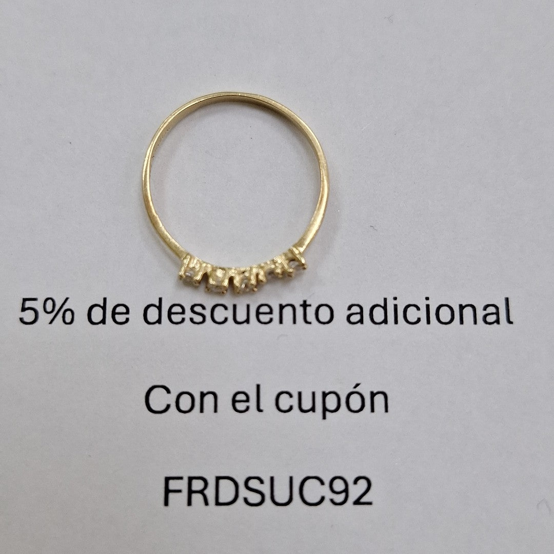 ANILLITO ORO 14 K 1.1 GRMS (SEMINUEVO)