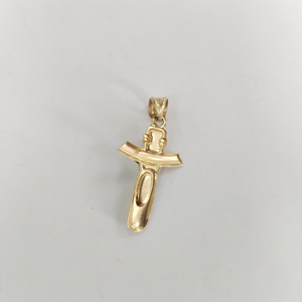 CRUCIFIJO ORO 14 K 1,40 GRMS (SEMINUEVO)