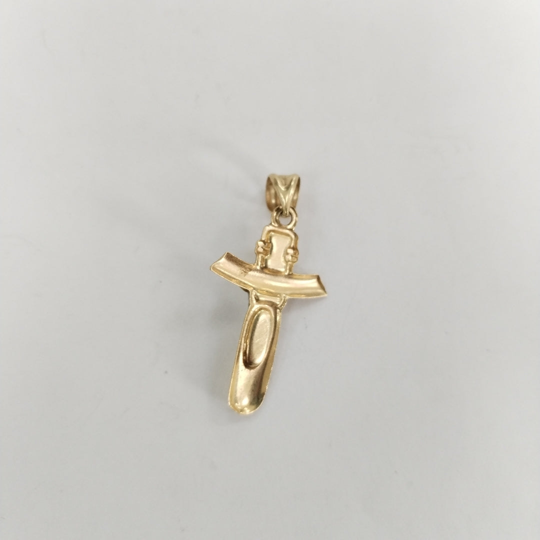 CRUCIFIJO ORO 14 K 1,40 GRMS (SEMINUEVO)