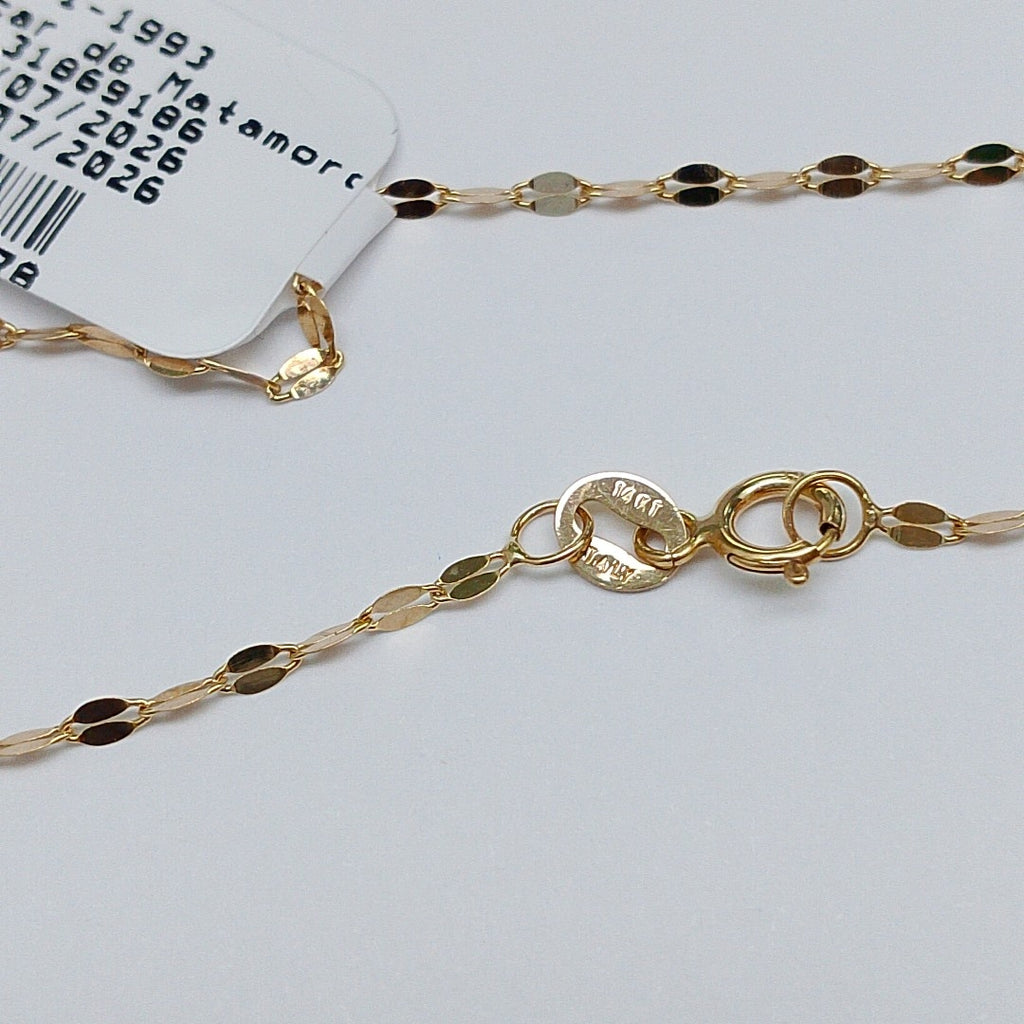 CADENA ORO 14 K 1,10 GRMS (SEMINUEVO)