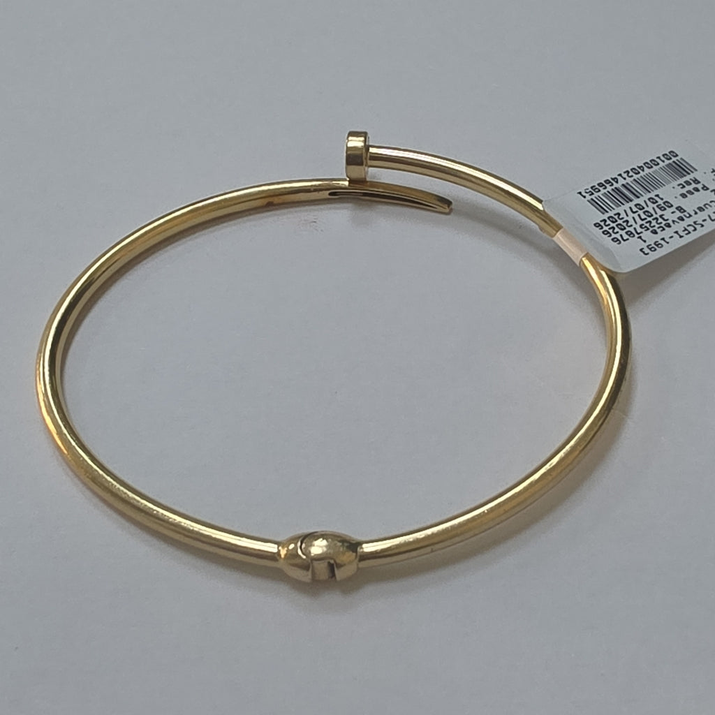 PULSERA RIGIDA ORO 14 K 8,90 GRMS (SEMINUEVO)