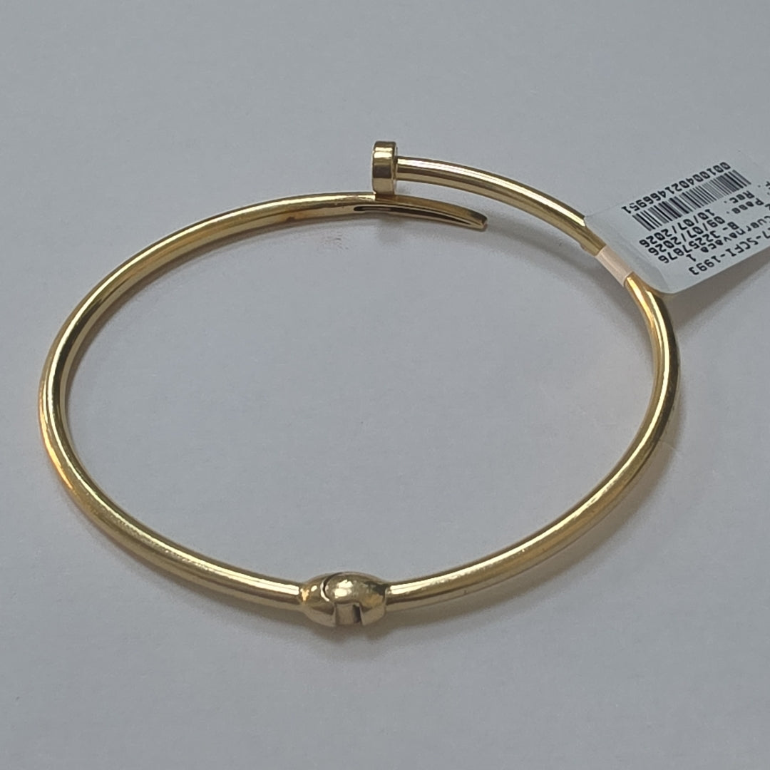 PULSERA RIGIDA ORO 14 K 8,90 GRMS (SEMINUEVO)
