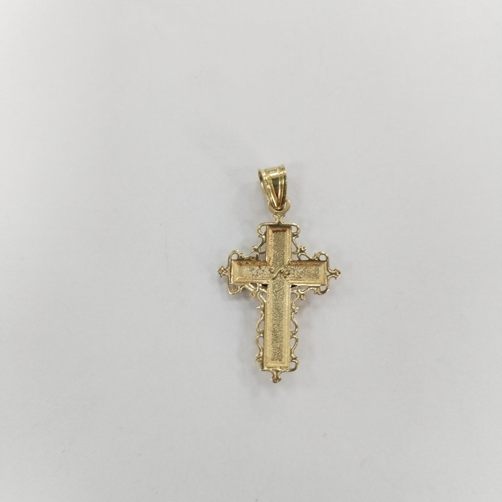 CRUCIFIJO ORO 14 K 0,80 GRMS (SEMINUEVO)