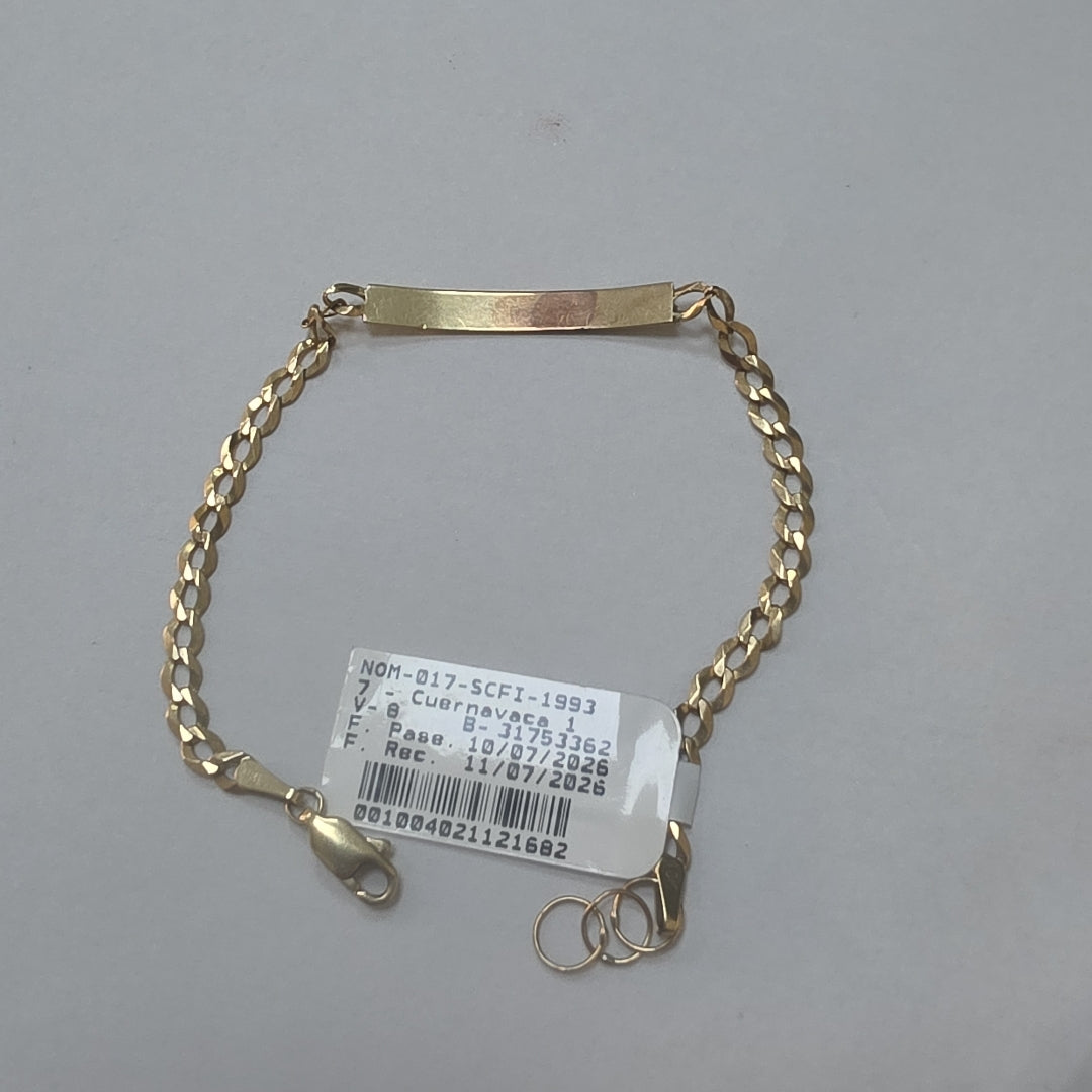 ESCLAVA ORO 10 K 2.9 GRMS (SEMINUEVO)