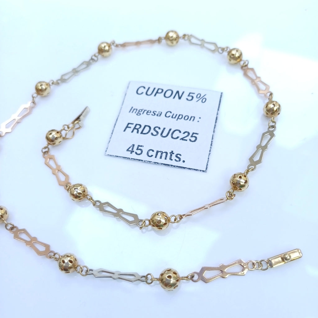 COLLAR ORO 14 K 11.5 GRMS (SEMINUEVO)