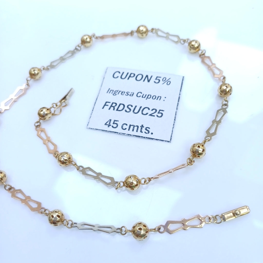 COLLAR ORO 14 K 11.5 GRMS (SEMINUEVO)