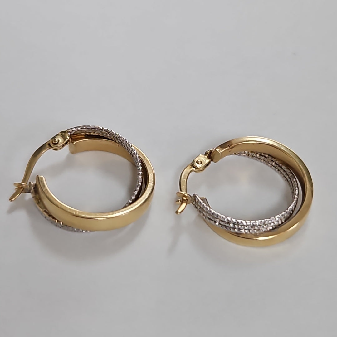 ARRACADAS PAR ORO 14 K 2,80 GRMS (SEMINUEVO)