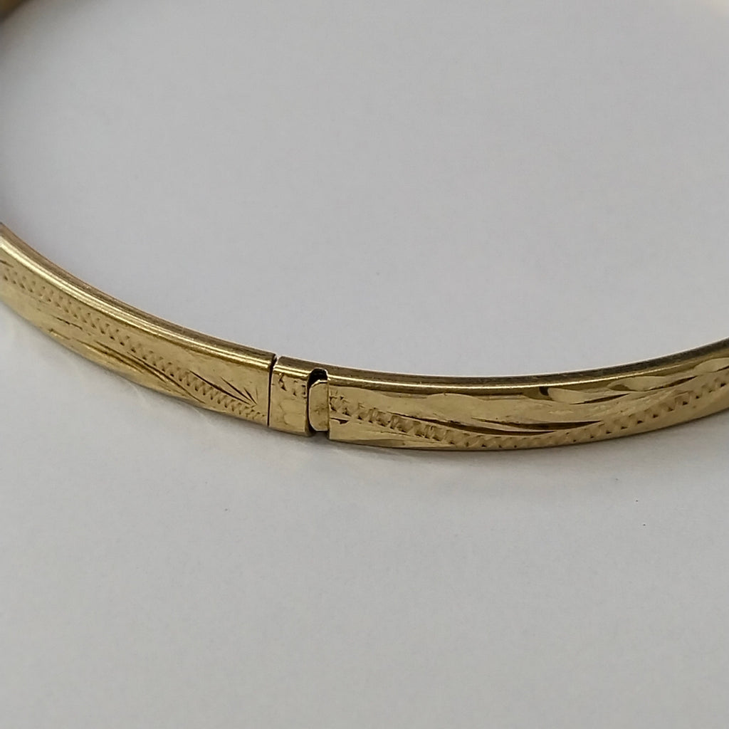 PULSERA RIGIDA ORO 10 K 5,30 GRMS (SEMINUEVO)