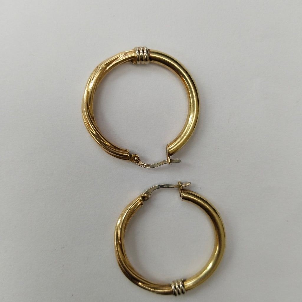 ARRACADAS PAR ORO 14 K 3,30 GRMS (SEMINUEVO)
