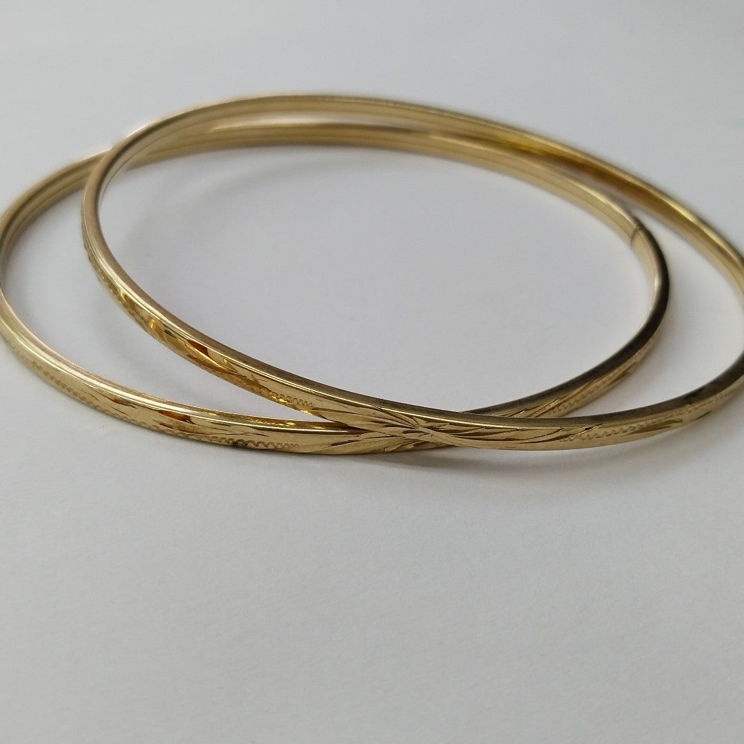 PULSERA RIGIDA ORO 10 K 8 GRMS (SEMINUEVO)