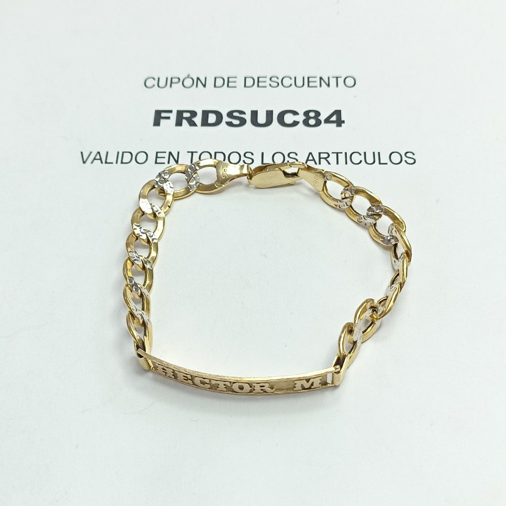 ESCLAVA ORO,RODIADO 14 K 13,00 GRMS (SEMINUEVO)