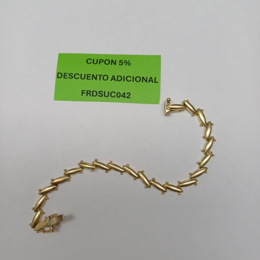 PULSERA ORO 14 K 9.5 GRMS (SEMINUEVO)