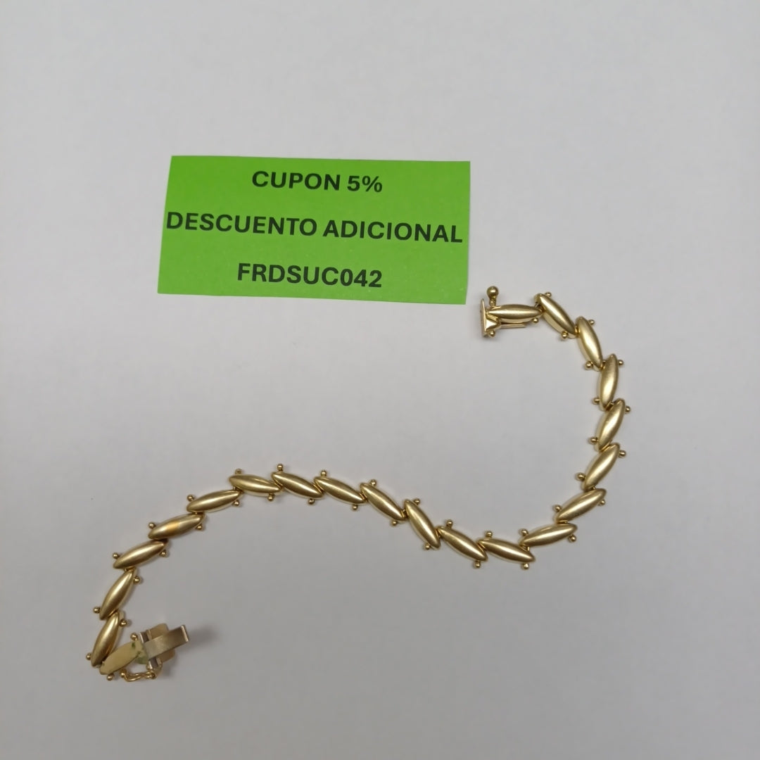 PULSERA ORO 14 K 9.5 GRMS (SEMINUEVO)