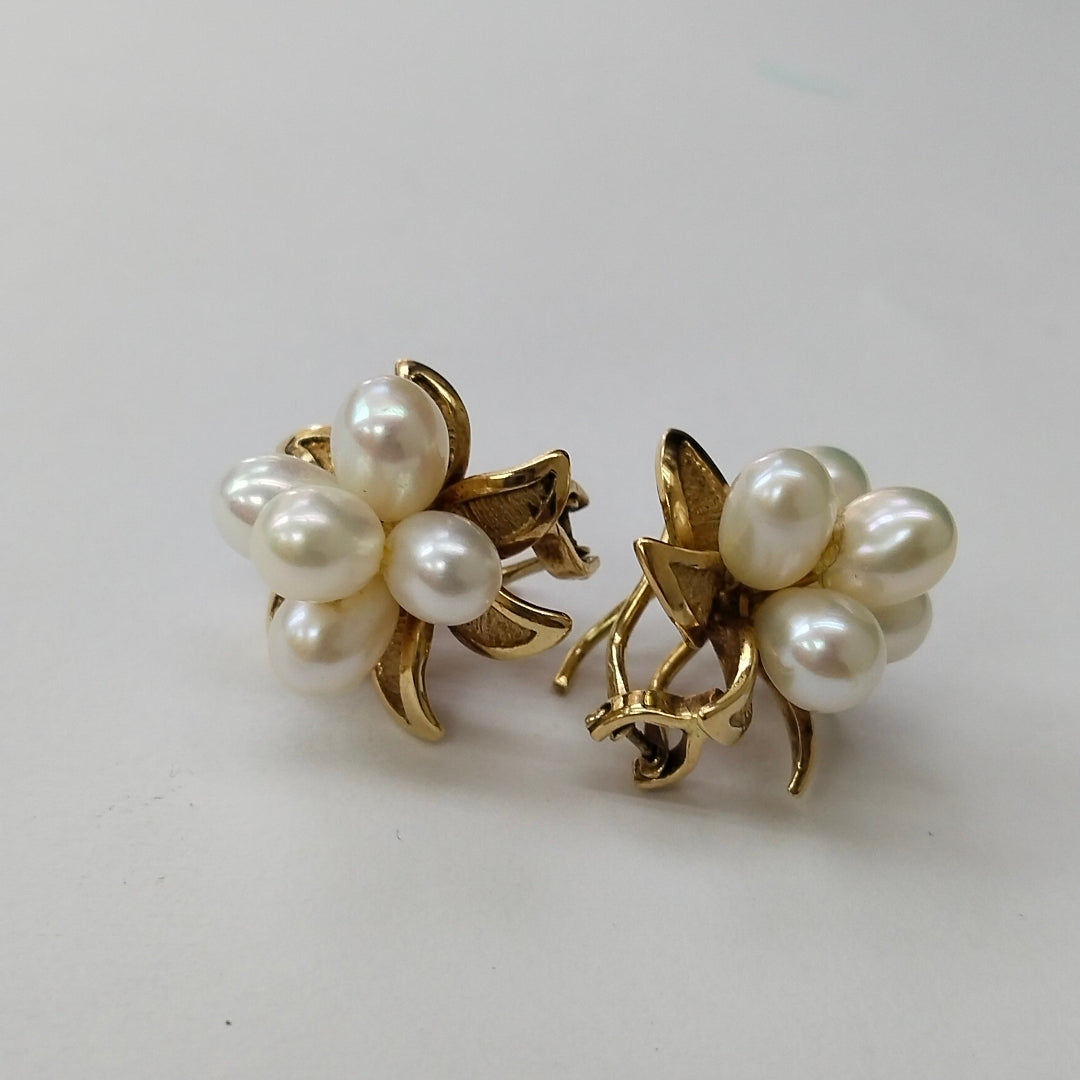 ARETES PAR ORO 14 K 7.3 GRMS (SEMINUEVO)