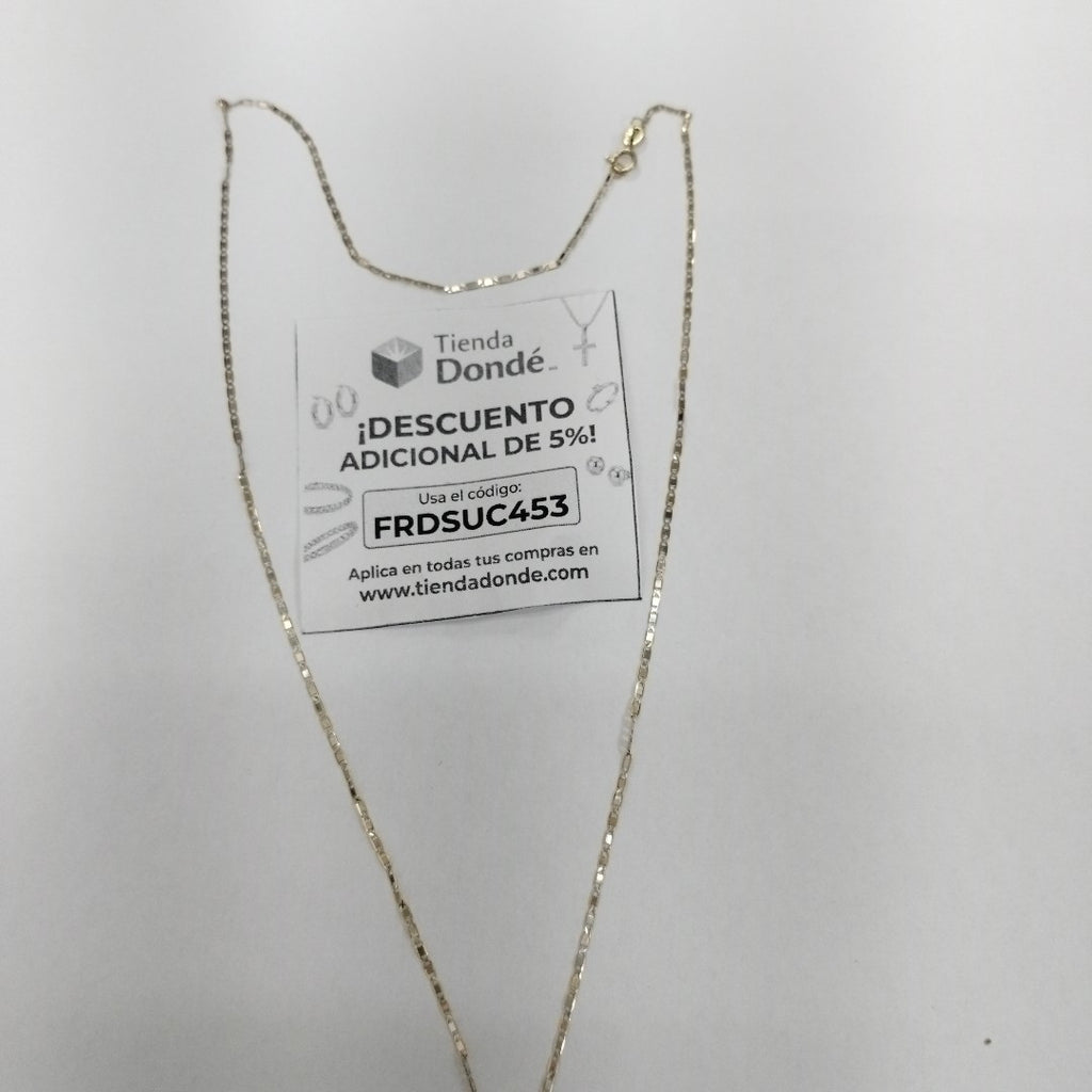 CADENA ORO 10 K 0.9 GRMS (SEMINUEVO)