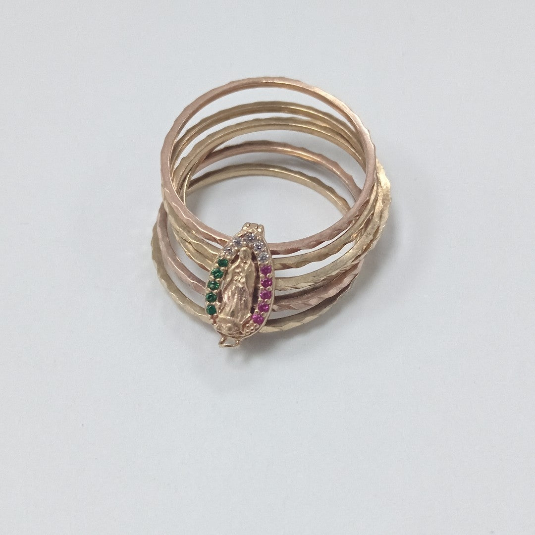 ANILLITO ORO,ORO COMBINADO 10 K 4,50 GRMS (SEMINUEVO)