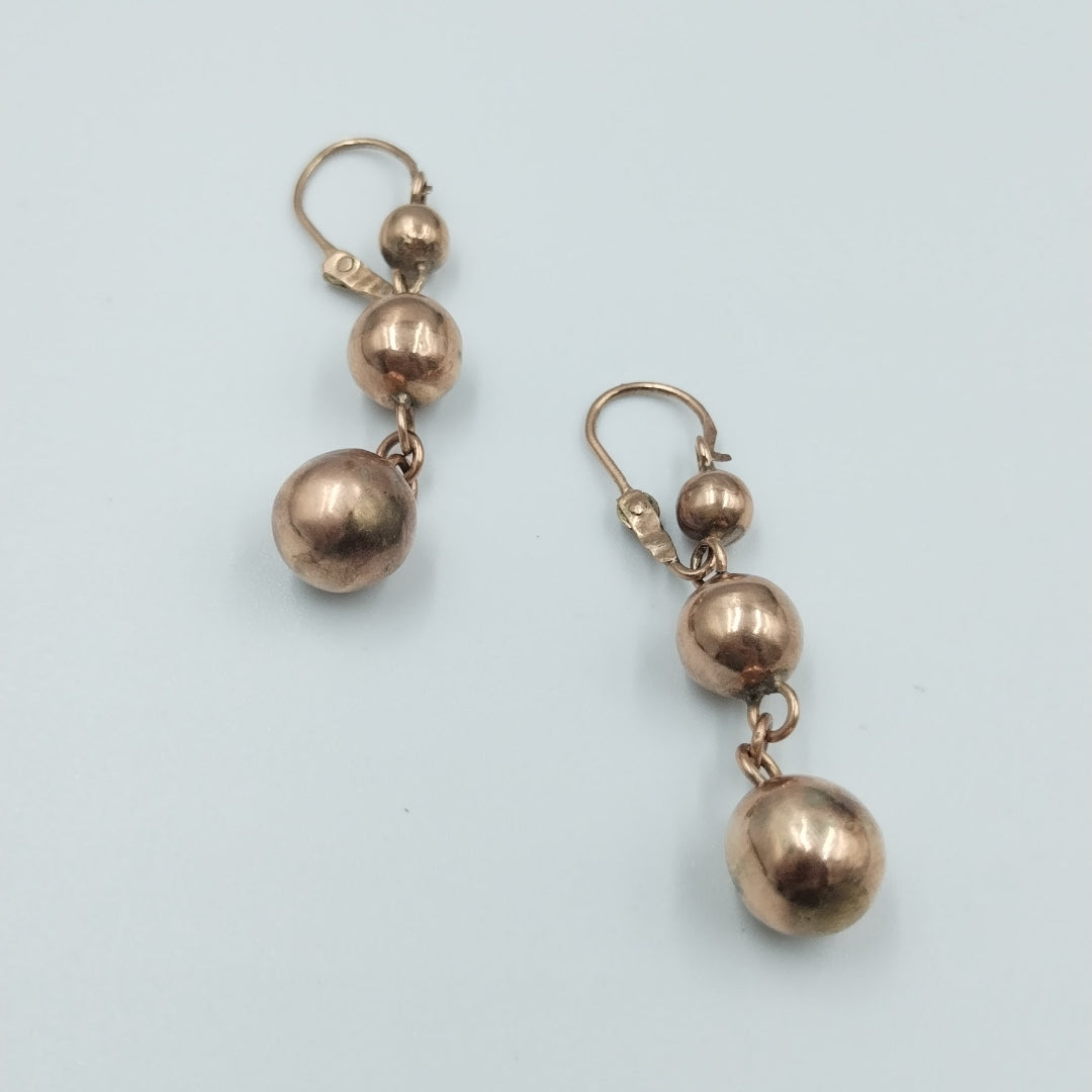 ARETES PAR ORO 8 K 4 GRMS (SEMINUEVO)