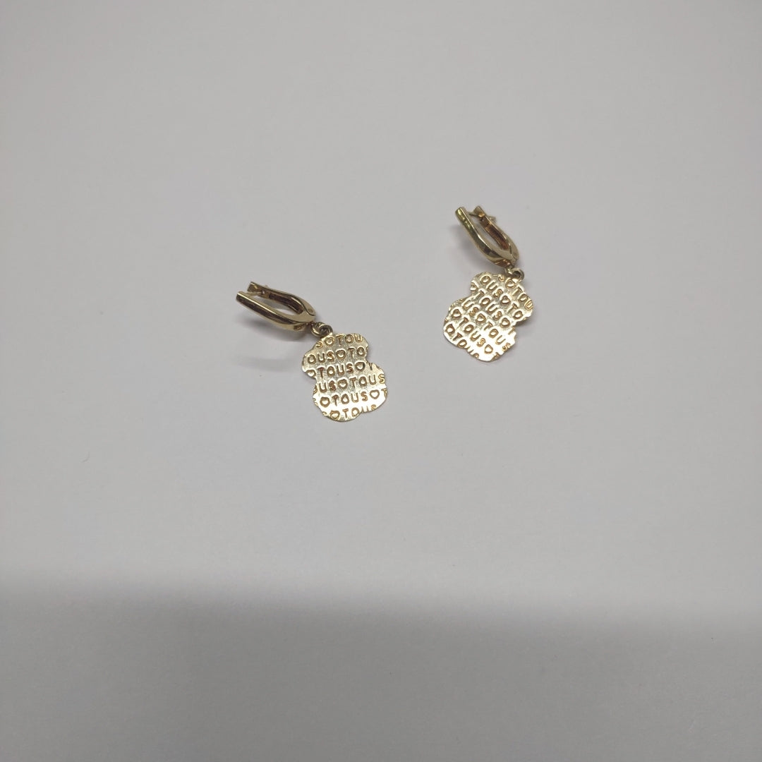 ARETES PAR ORO 14 K 4.6 GRMS (SEMINUEVO)