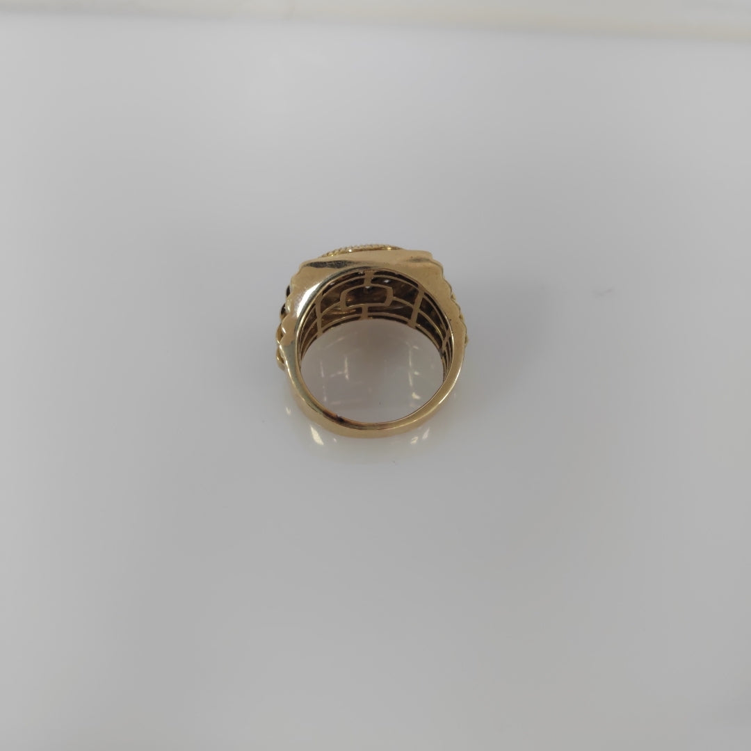 ANILLO ORO 14 K 13.3 GRMS (SEMINUEVO)
