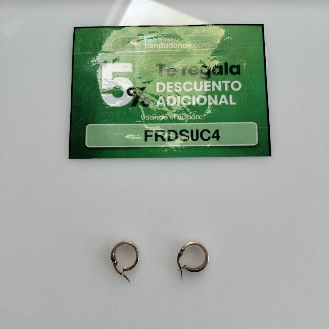 ARRACADAS PAR ORO 14 K 1.6 GRMS (SEMINUEVO)