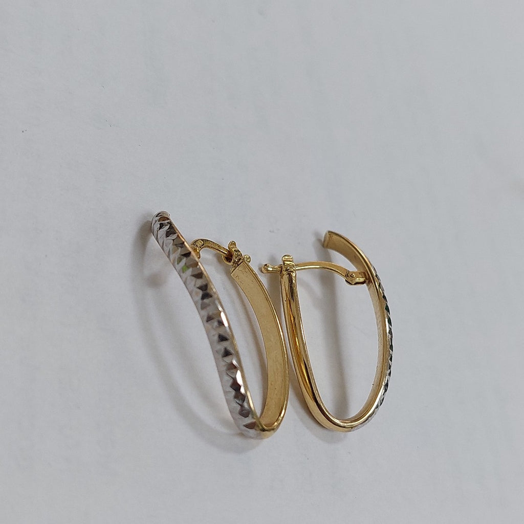 ARRACADAS PAR ORO 14 K 1.8 GRMS (SEMINUEVO)