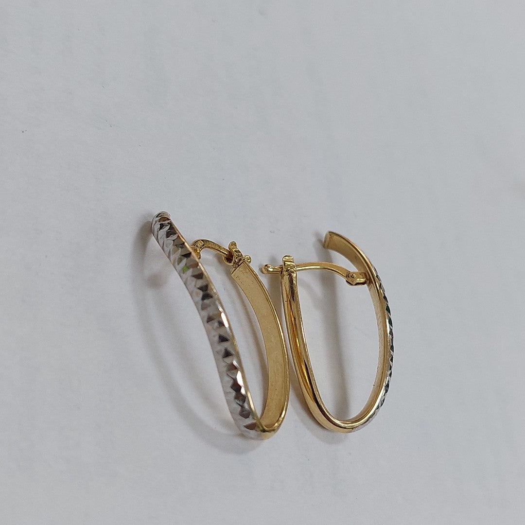 ARRACADAS PAR ORO 14 K 1.8 GRMS (SEMINUEVO)