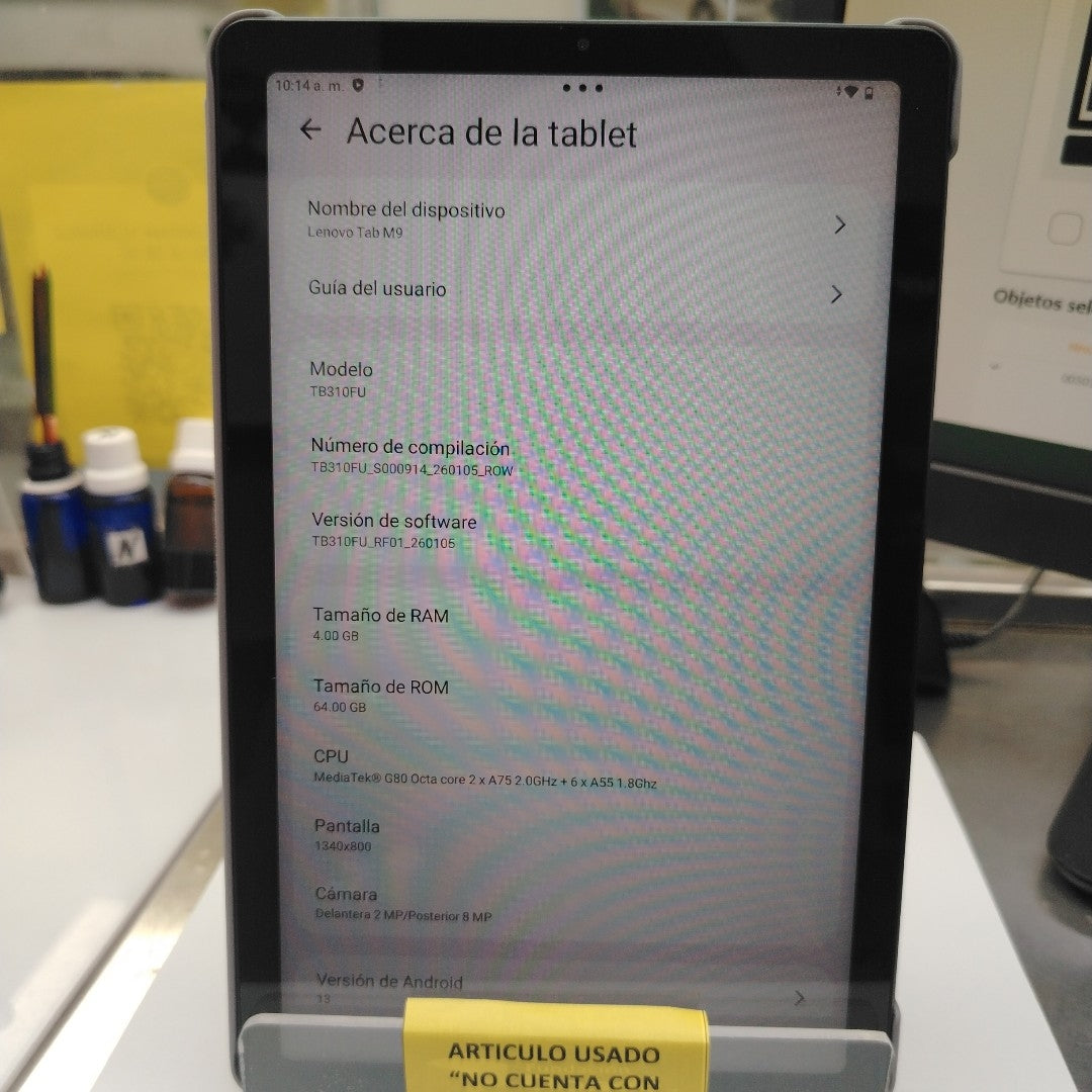 TABLETA LENOVO TAB M9 TB310FU (2023) 64 GB 4 GB RAM (SEMINUEVO)