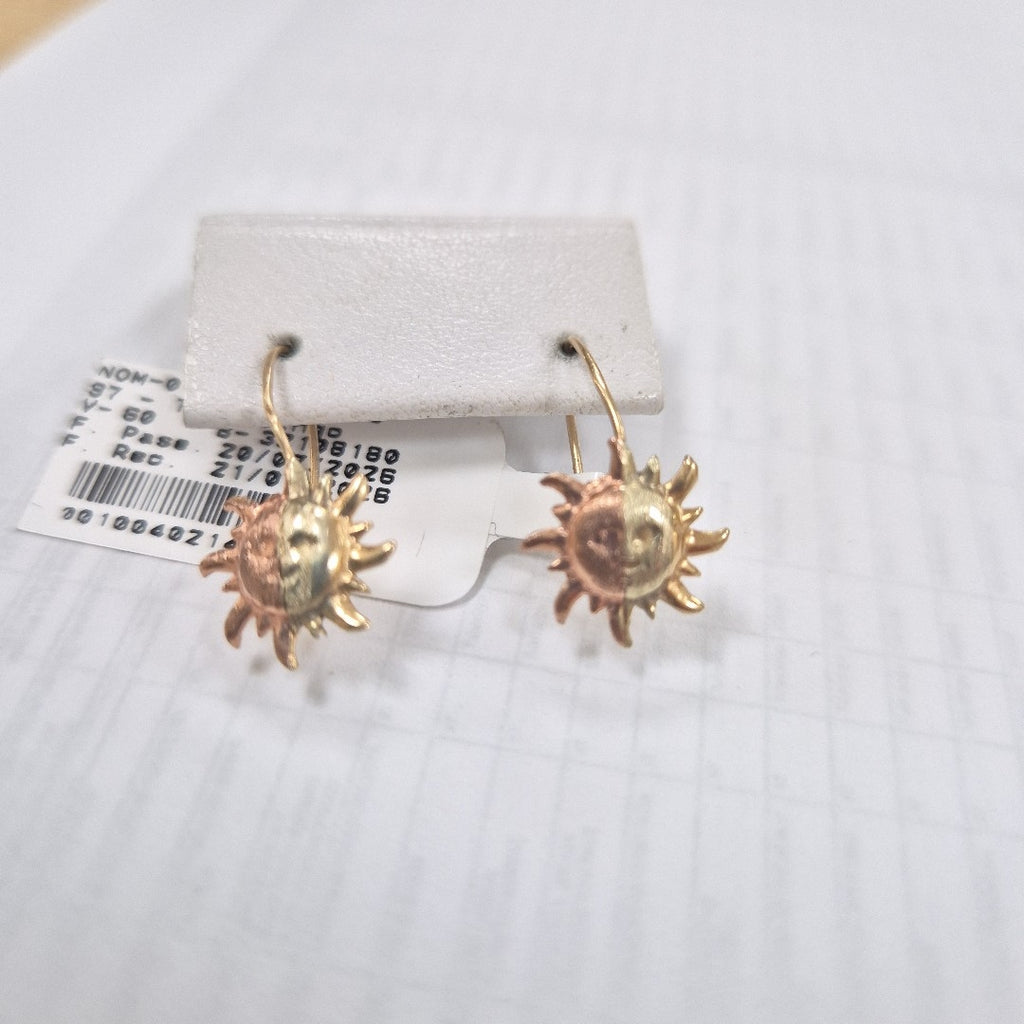 ARETES PAR ORO 10 K 1,00 GRMS (SEMINUEVO)