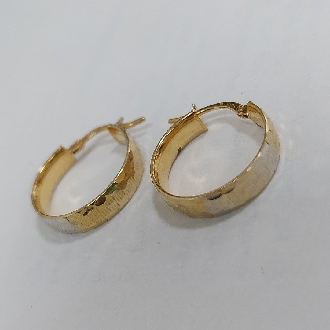 ARRACADAS PAR ORO 10 K 1.7 GRMS (SEMINUEVO)