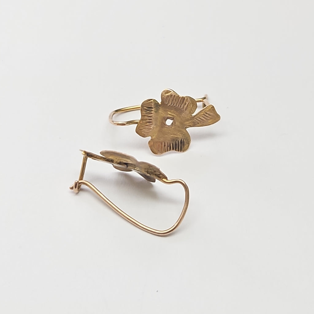 ARETES PAR ORO 8 K 1,10 GRMS (SEMINUEVO)
