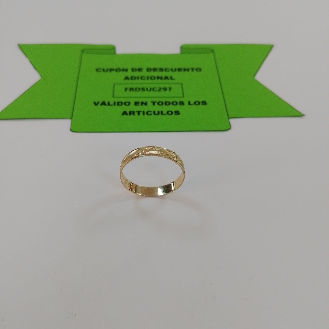 ARGOLLA ORO 10 K 1 GRMS (SEMINUEVO)