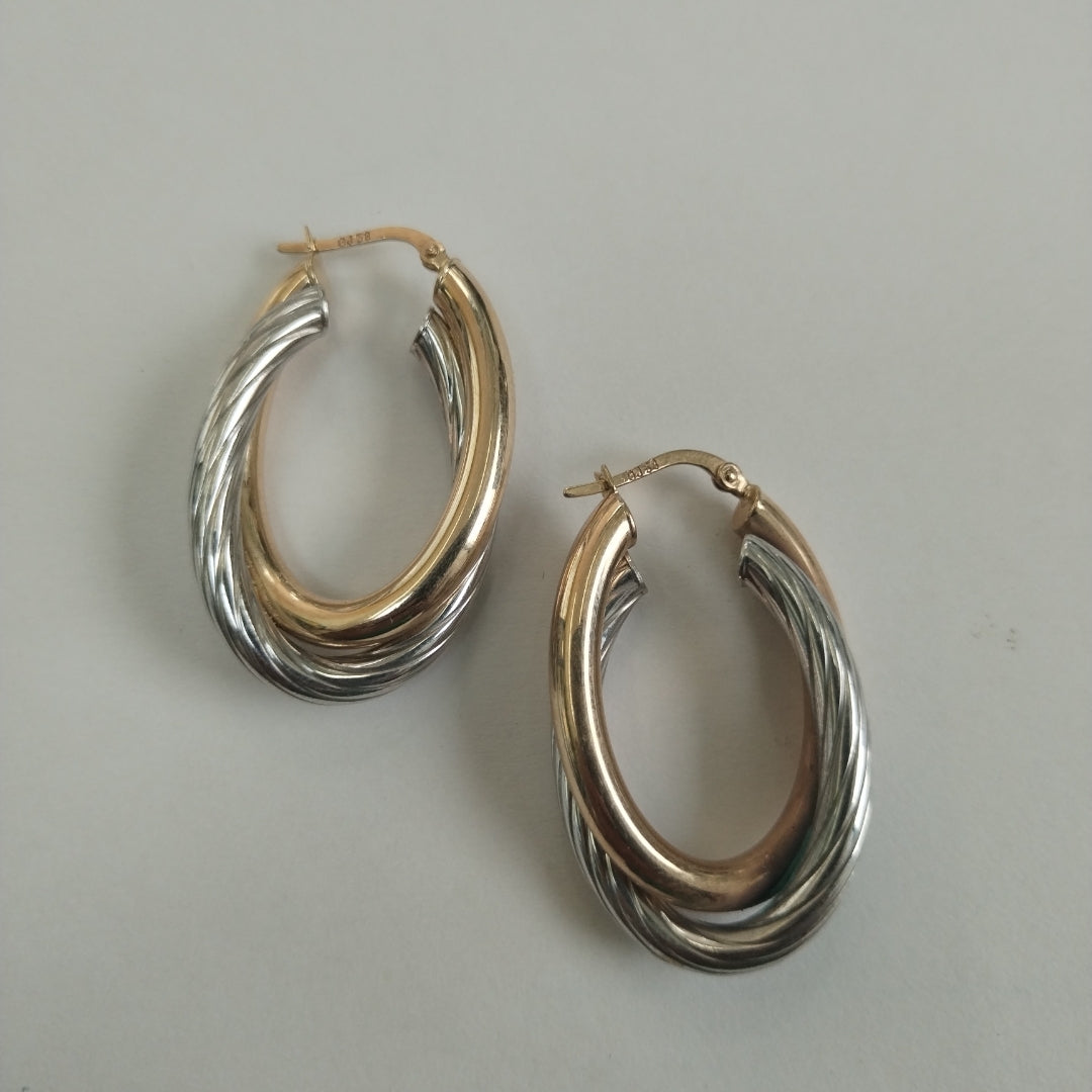ARETES PAR ORO 8 K 4.3 GRMS (SEMINUEVO)