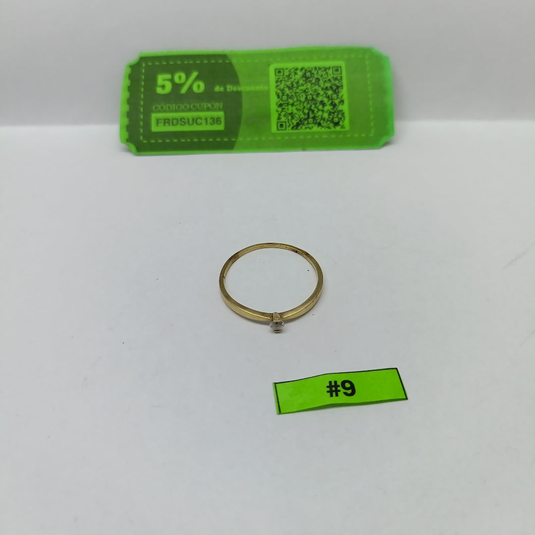 SOLITARIO ORO 10 K 1 GRMS (SEMINUEVO)