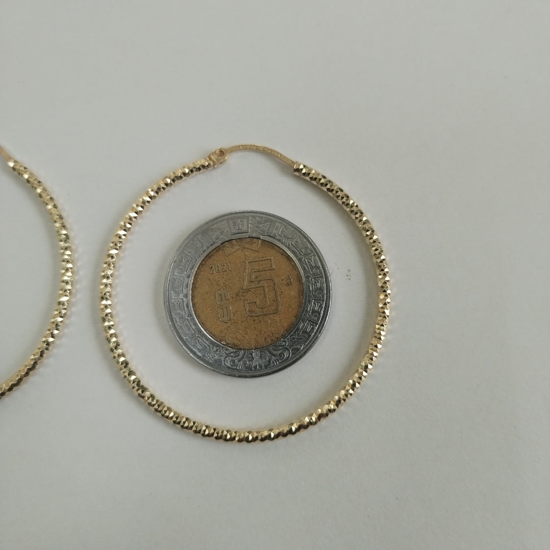 ARRACADAS PAR ORO 10 K 3.3 GRMS (SEMINUEVO)