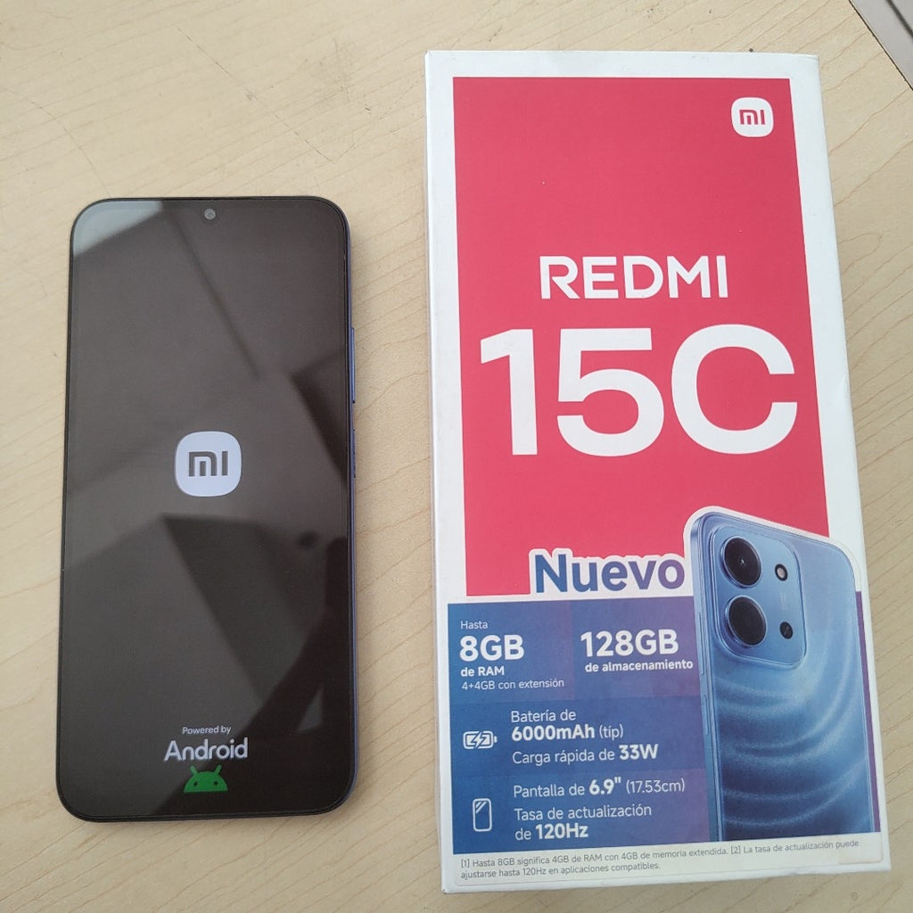 CELULAR XIAOMI REDMI 15C 25078RA3EL (2025) 128 GB 4 GB RAM (SEMINUEVO)