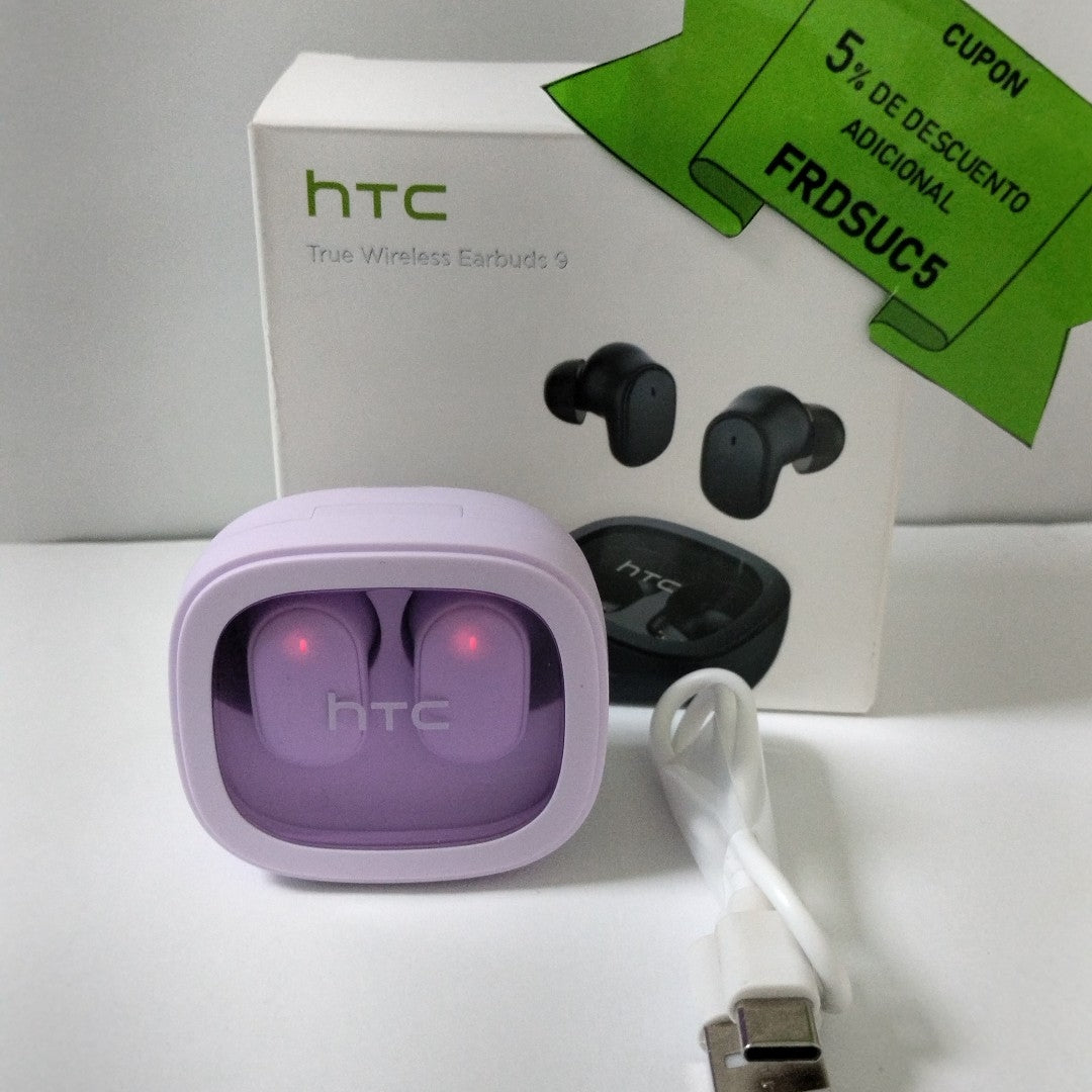 AUDIFONOS HTC EARBUDS 9 INALAMBRICO IN EAR (SEMINUEVO)