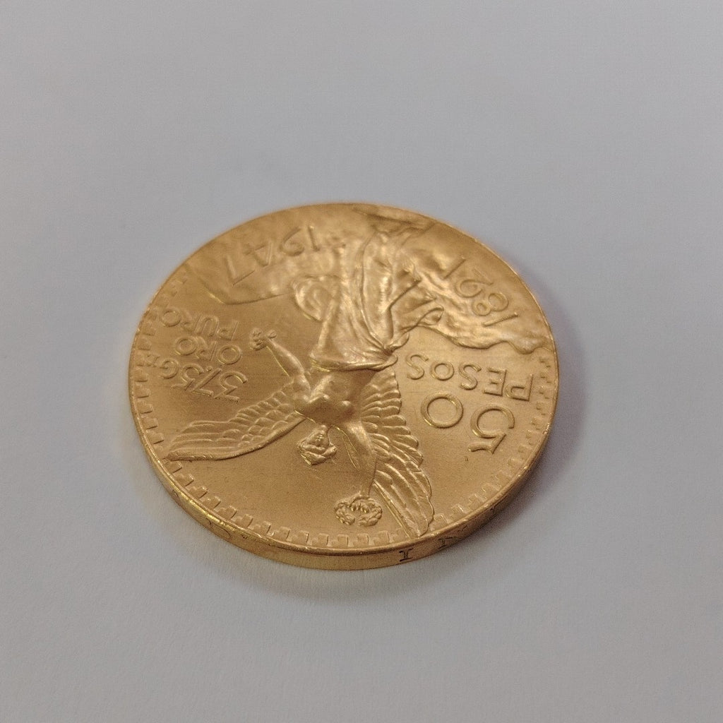 K1 41.6 GRMS 21 K IDENTIFICACIÓN MONEDA NOMINATIVA MONEDAS PESOS 50 PESO (SEMINUEVO)
