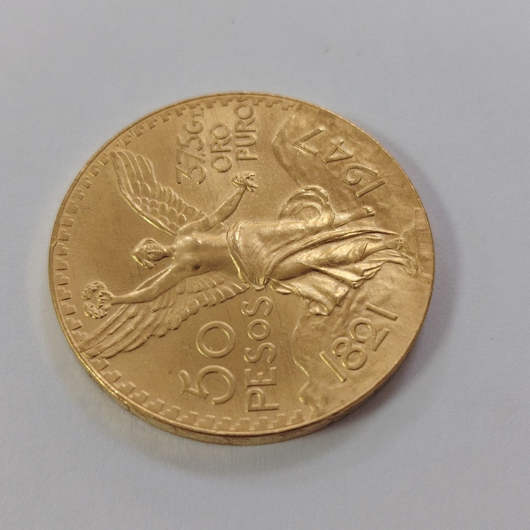 K1 41.6 GRMS 21 K IDENTIFICACIÓN MONEDA NOMINATIVA MONEDAS PESOS 50 PESO (SEMINUEVO)