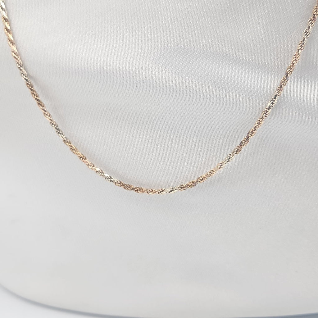 CADENA ORO COMBINADO 14 K 11,30 GRMS (SEMINUEVO)