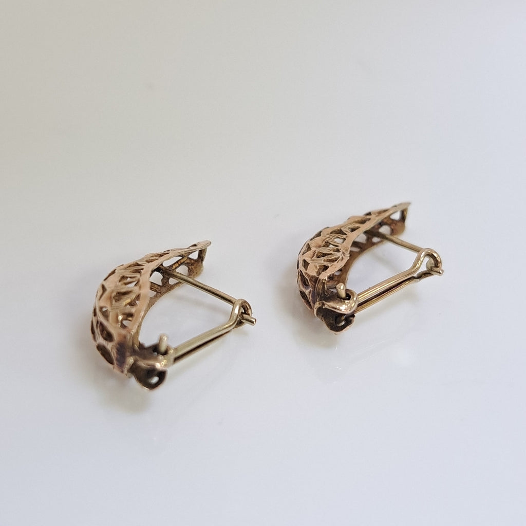 ARETES PAR ORO 8 K 2.6 GRMS (SEMINUEVO)