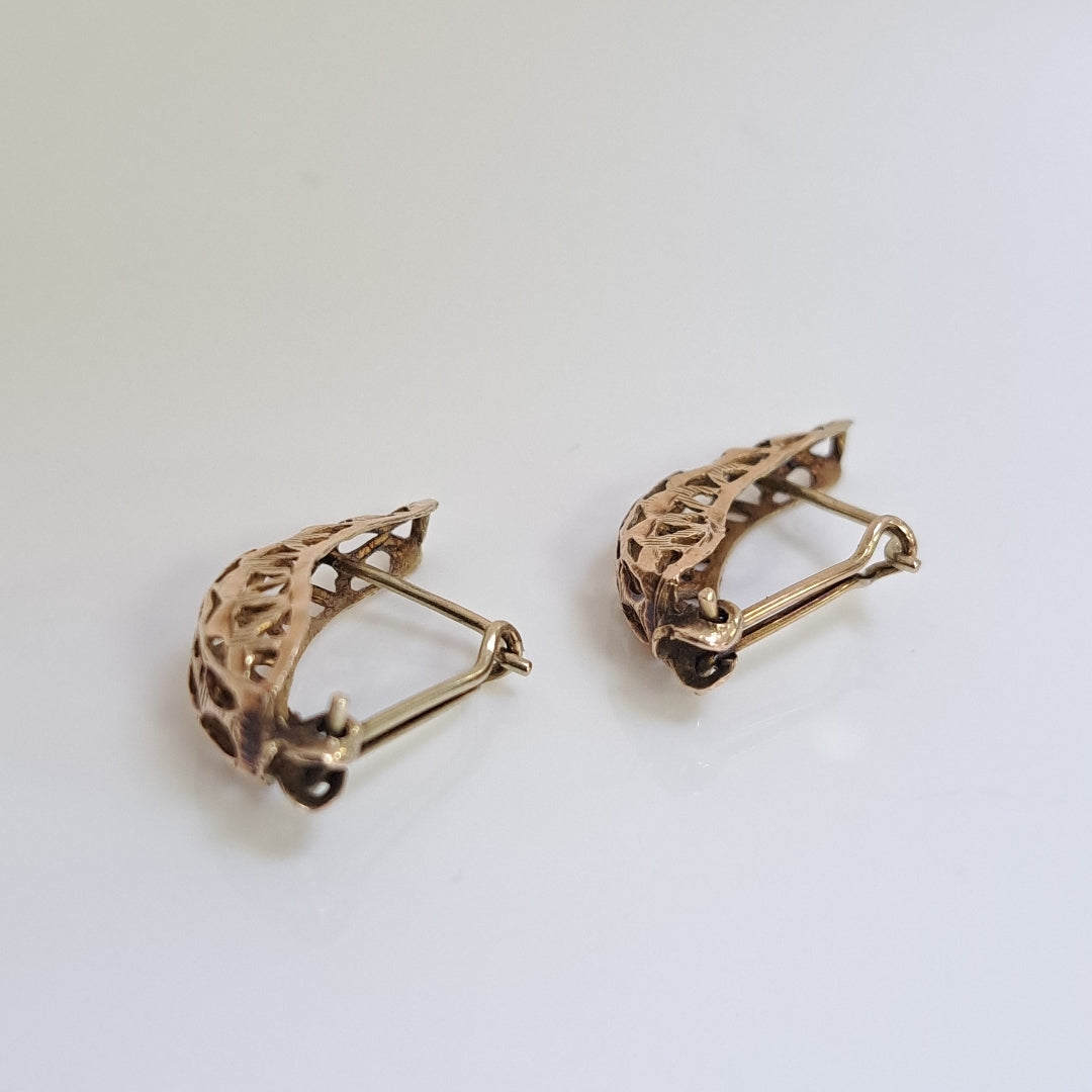 ARETES PAR ORO 8 K 2.6 GRMS (SEMINUEVO)