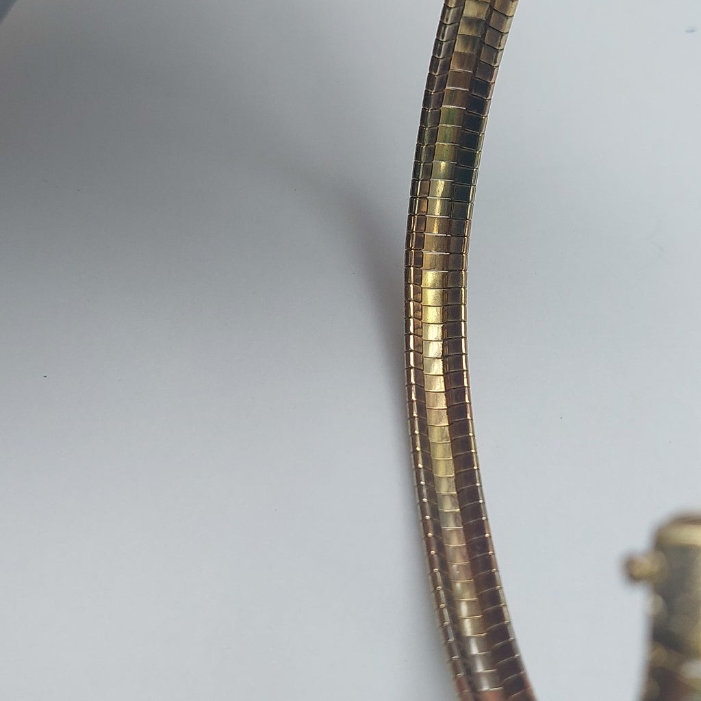 PULSERA ORO COMBINADO 10 K 18,80 GRMS (SEMINUEVO)