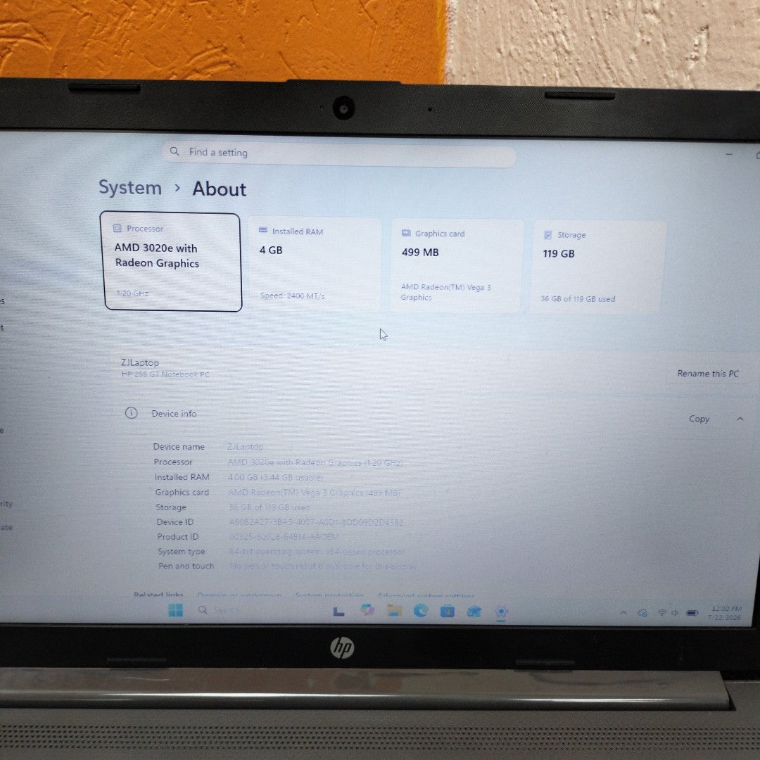 LAPTOP OTRAS MARCAS OTROS MODELOS 4GB A 7.9GB RAM, 16GB A 320GB DD MEMORIA RAM 4GB A 7.9GB DISCO DURO 16GB A 320GB (SEMINUEVO)