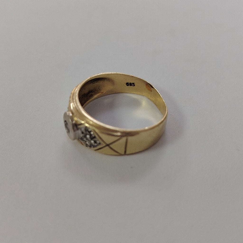 ANILLO ORO 14 K 4.2 GRMS (SEMINUEVO)