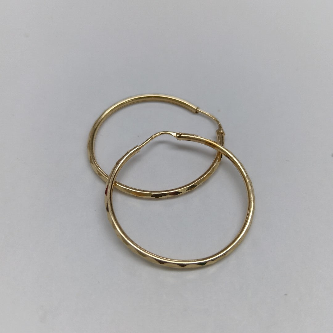 ARRACADAS PAR ORO 14 K 1.6 GRMS (SEMINUEVO)